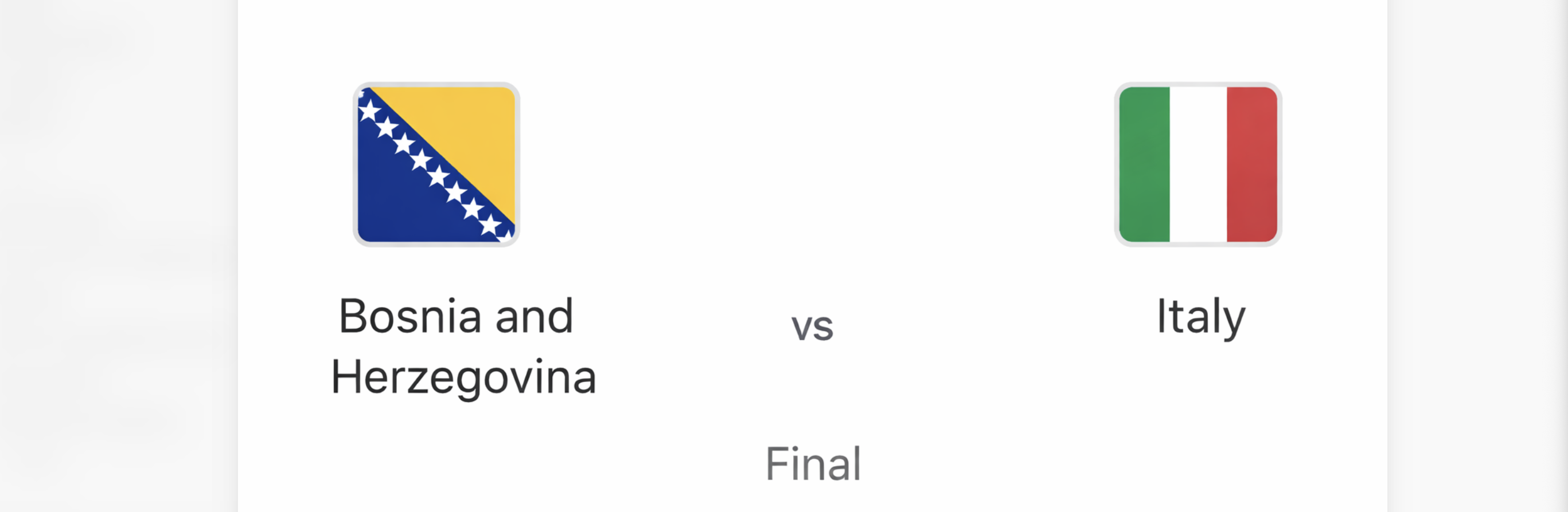 Bosnia and Herzegovina vs Italy Today: Kickoff Time, Lineups & Prediction